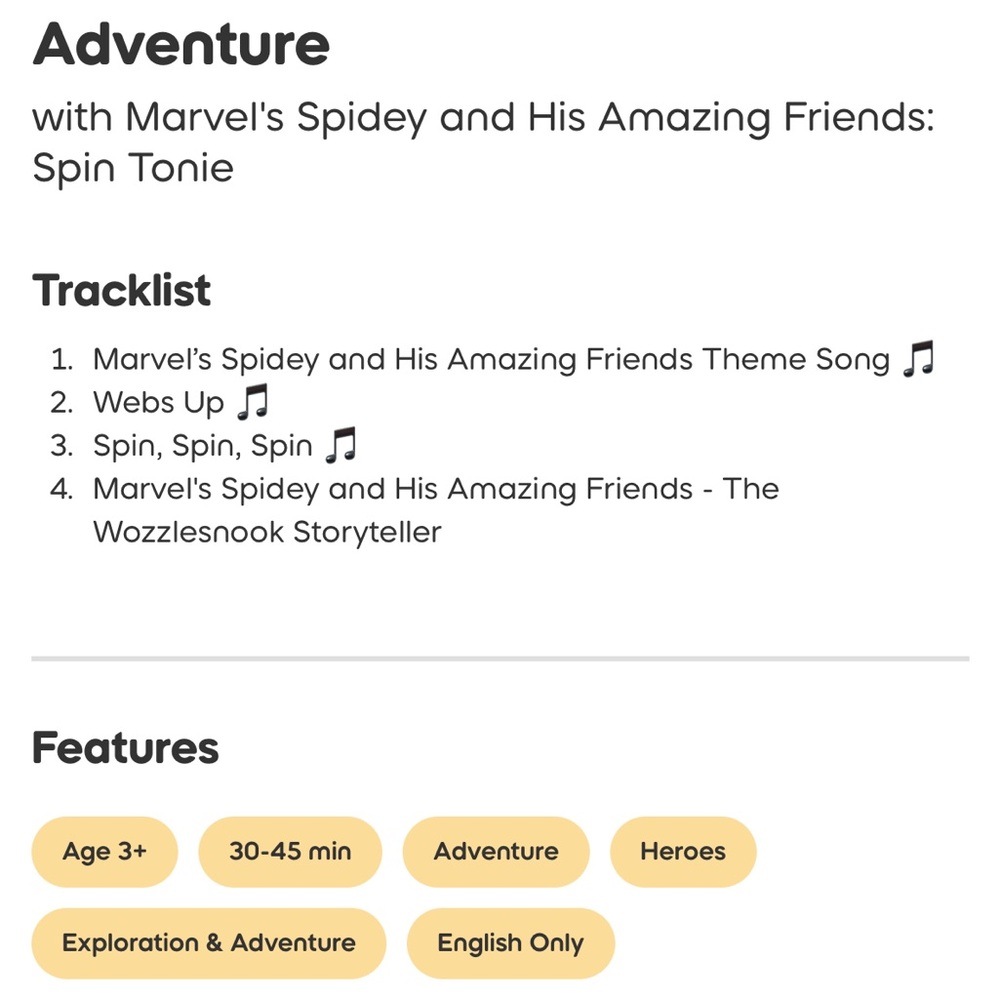 Marvel's Spidey and His Amazing Friends: Spin Tonie - Picture 5 of 5